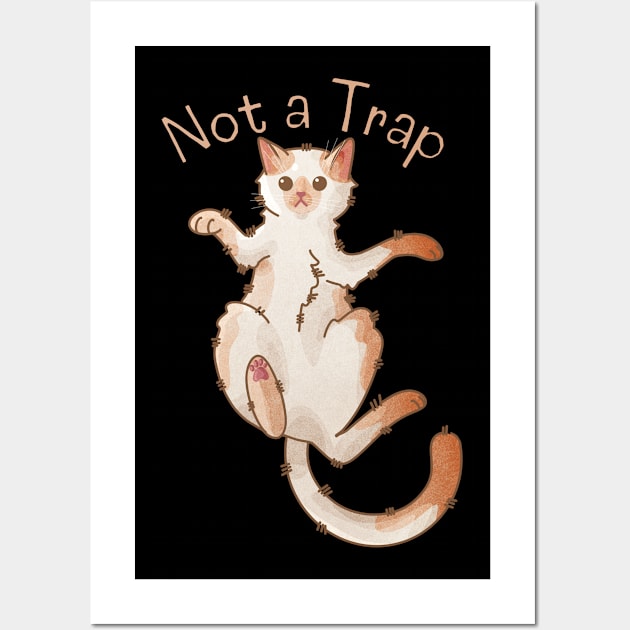 Not a Trap - Red Point Kitten - Gifts for Cat Lovers Wall Art by Feline Emporium